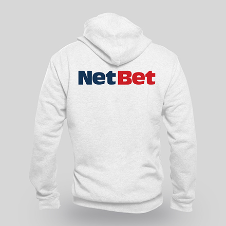 NetBet HoddieBack White Back