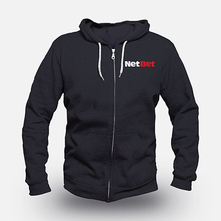 NetBet HoddieBack Black Front